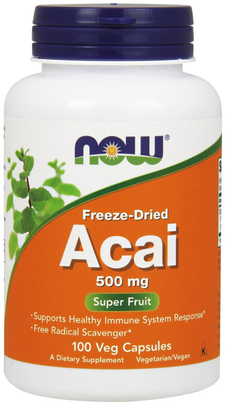 NOW Foods Acai, 500mg - 100 Vcaps - Lilly's Pharmacy