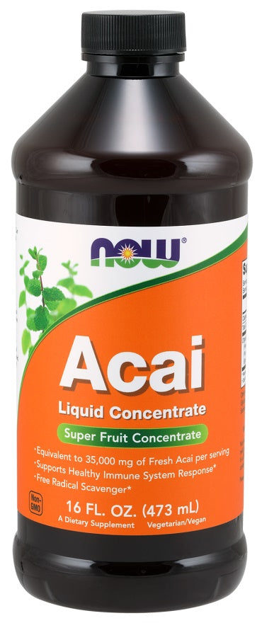 NOW Foods Acai Liquid Concentrate - 473 ml. - Lilly's Pharmacy