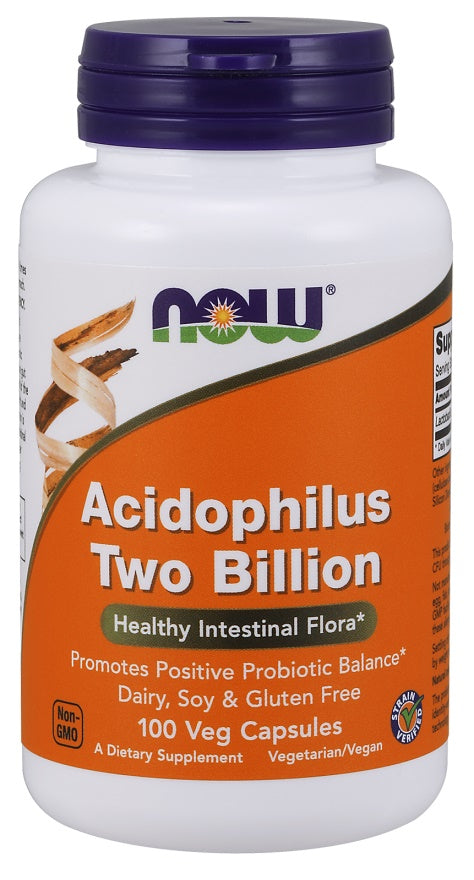 NOW Foods Acidophilus Two Billion - 100 Vcaps - Lilly's Pharmacy