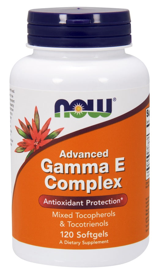 NOW Foods Advanced Gamma E Complex - 120 softgels - Lilly's Pharmacy