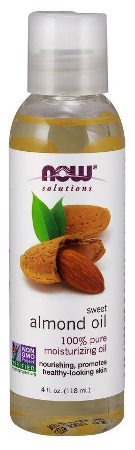 NOW Foods Almond Oil, Pure - 118 ml. - Lilly's Pharmacy