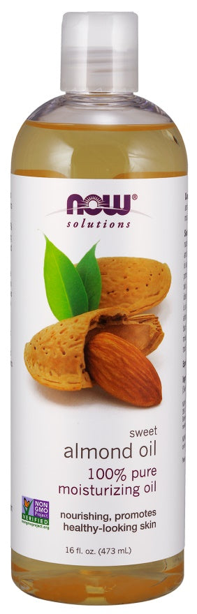 NOW Foods Almond Oil, Pure - 473 ml. - Lilly's Pharmacy