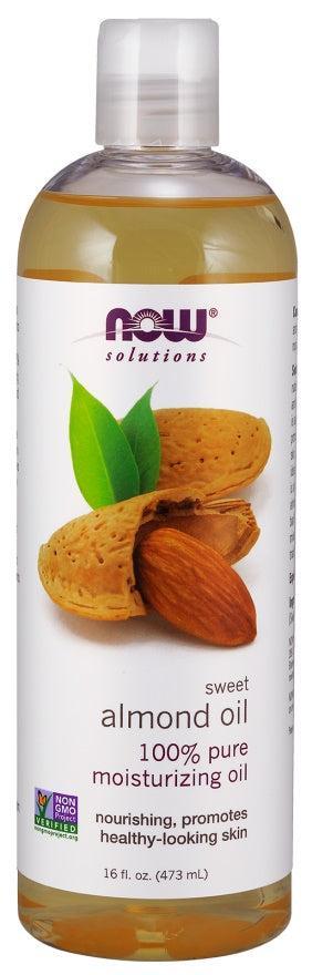 NOW Foods Almond Oil, Pure - 473 ml. - Lilly's Pharmacy
