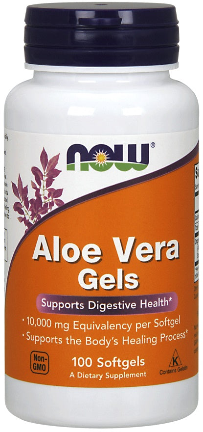 NOW Foods Aloe Vera Gels - 100 softgels - Lilly's Pharmacy