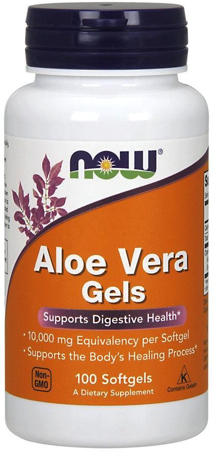 NOW Foods Aloe Vera Gels - 100 softgels - Lilly's Pharmacy
