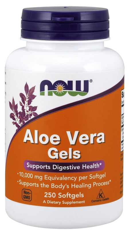 NOW Foods Aloe Vera Gels - 250 softgels - Lilly's Pharmacy