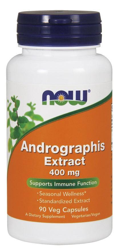 NOW Foods Andrographis Extract, 400mg - 90 Vcaps - Lilly's Pharmacy
