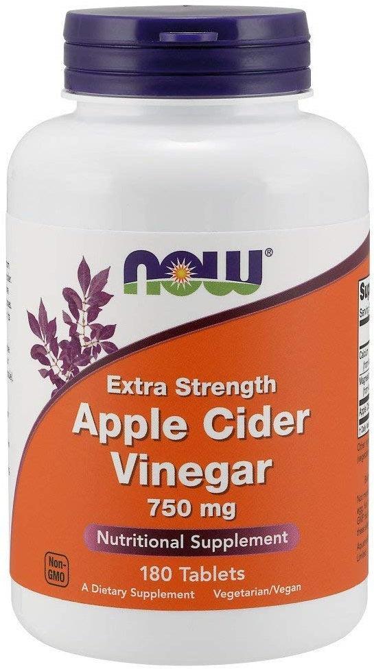 NOW Foods Apple Cider Vinegar, 750mg Extra Strength - 180 tabs - Lilly’s Pharmacy & Health Store