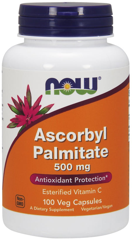 NOW Foods Ascorbyl Palmitate, 500mg - 100 Vcaps - Lilly's Pharmacy
