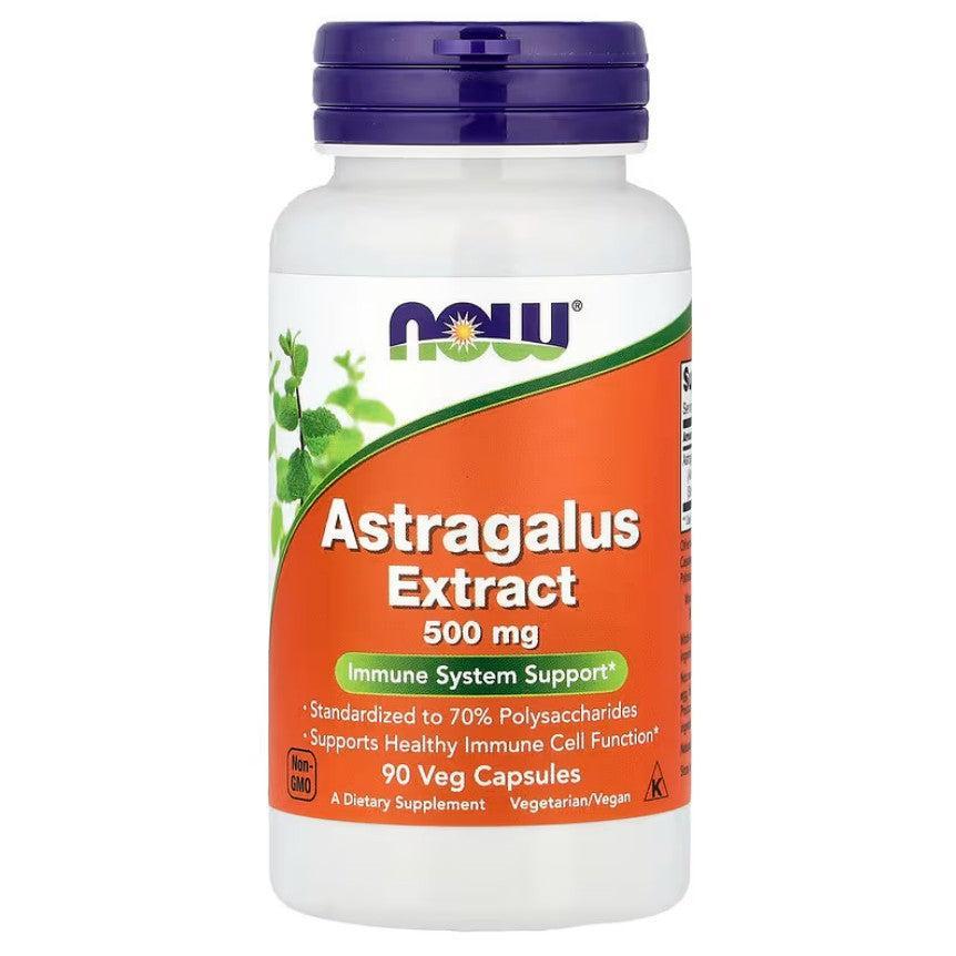 NOW Foods Astragalus Extract, 500mg - 90 Vcaps - Lilly's Pharmacy