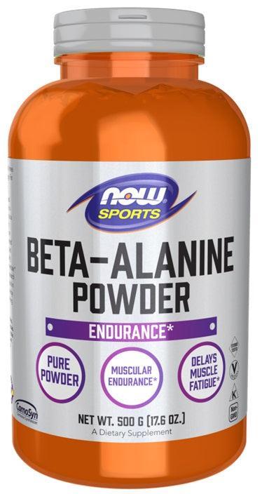 NOW Foods Beta-Alanine, Powder - 500g - Lilly's Pharmacy