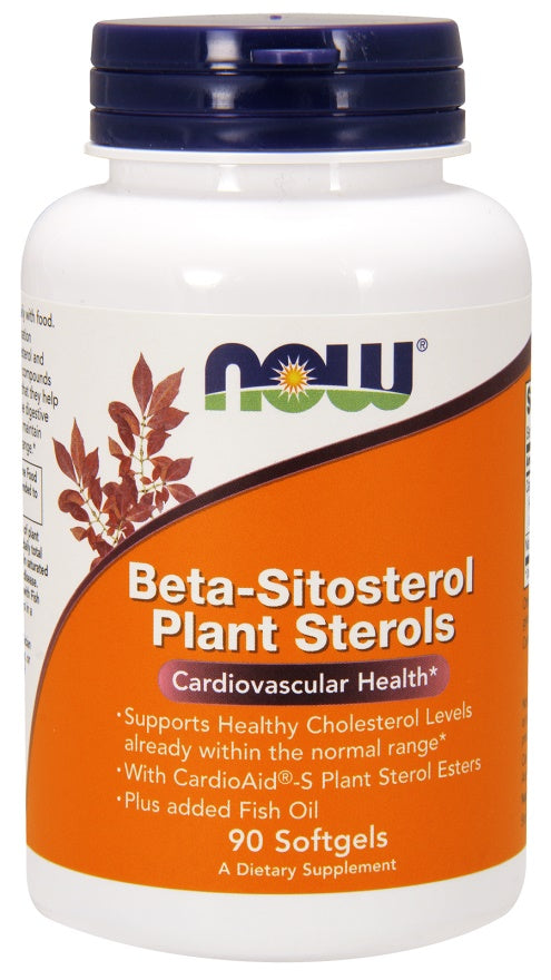 NOW Foods Beta-Sitosterol Plant Sterols - 90 softgels - Lilly's Pharmacy