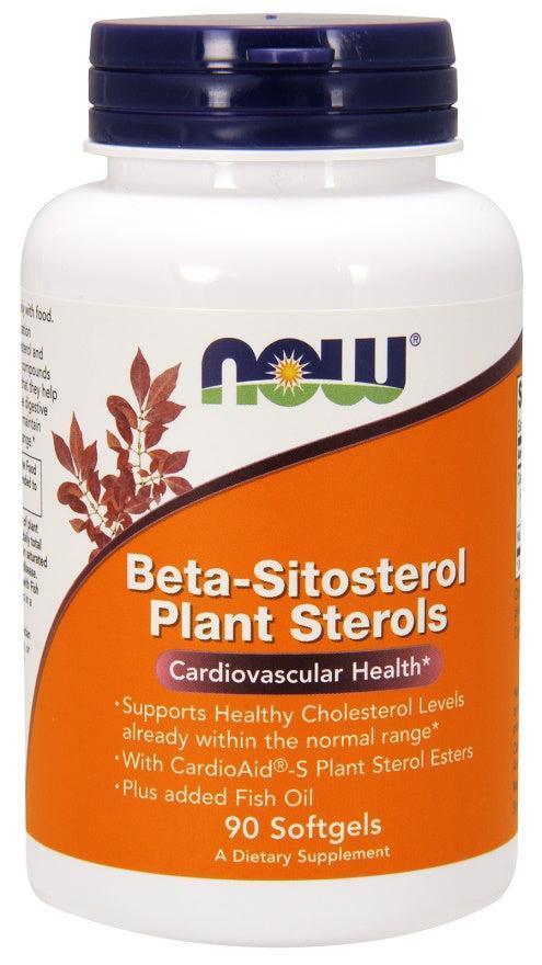 NOW Foods Beta-Sitosterol Plant Sterols - 90 softgels - Lilly's Pharmacy