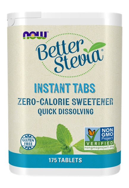 NOW Foods Better Stevia Instant Tablets - 175 Tablets - Lilly's Pharmacy