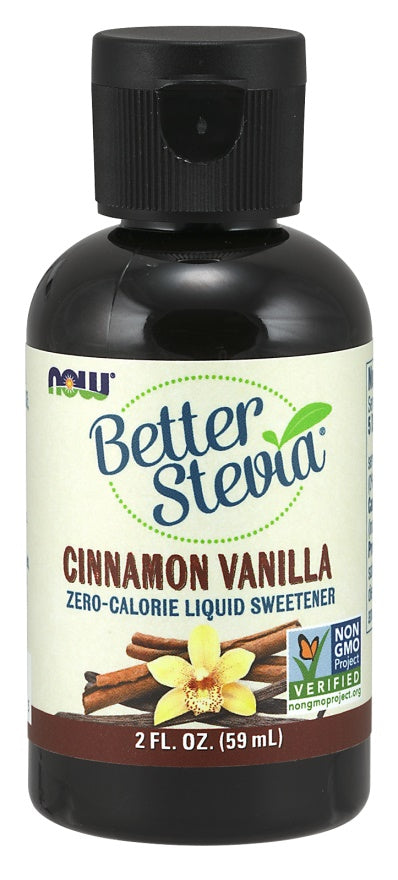 NOW Foods Better Stevia Liquid, French Vanilla - 59 ml. - Lilly's Pharmacy
