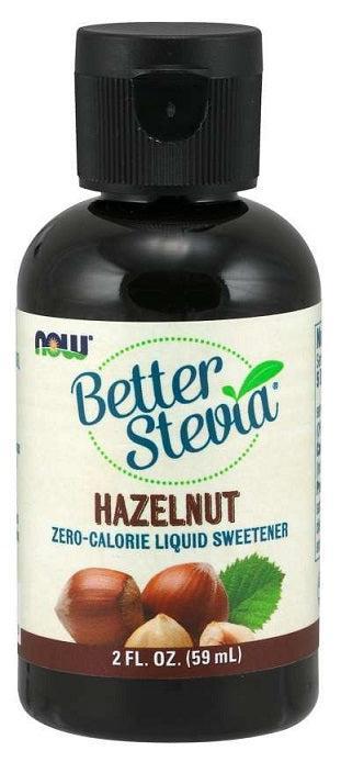 NOW Foods Better Stevia Liquid, Hazelnut - 59 ml. - Lilly's Pharmacy