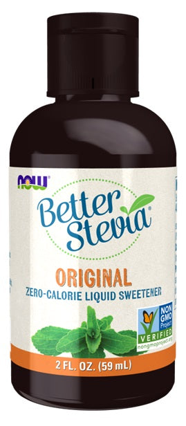 NOW Foods Better Stevia Liquid, Original - 59 ml. - Lilly's Pharmacy