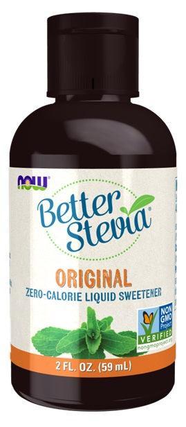 NOW Foods Better Stevia Liquid, Original - 59 ml. - Lilly's Pharmacy