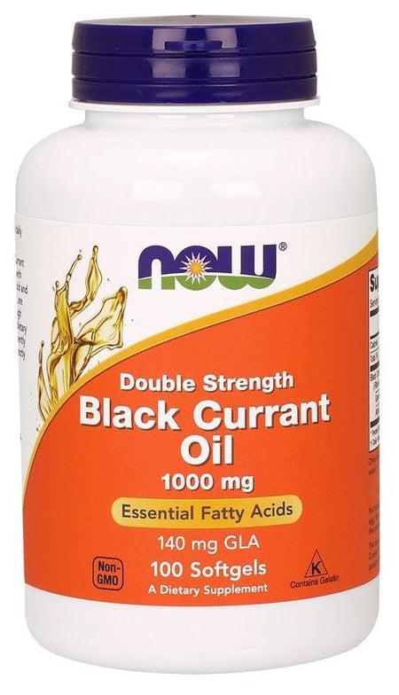 NOW Foods Black Currant Oil, 1000mg - 100 softgels - Lilly’s Pharmacy & Health Store