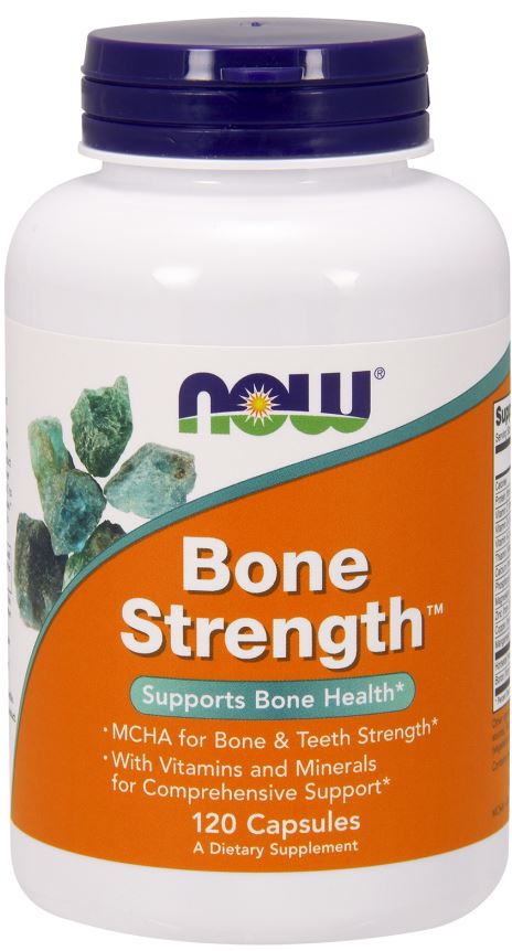 NOW Foods Bone Strength - 120 Caps - Lilly's Pharmacy