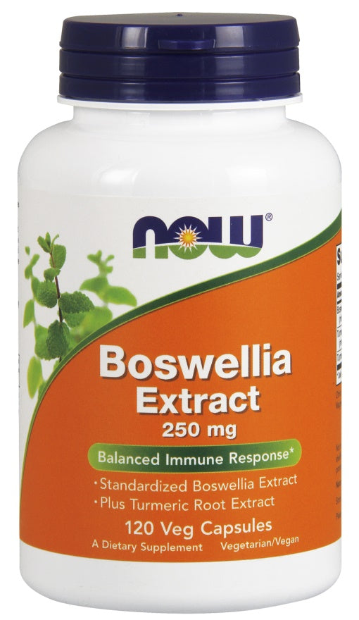 NOW Foods Boswellia Extract Plus Turmeric Root Extract, 250mg - 120 Vcaps - Lilly's Pharmacy