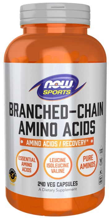 NOW Foods Branched-Chain Amino Acids - 240 Vcaps - Lilly's Pharmacy