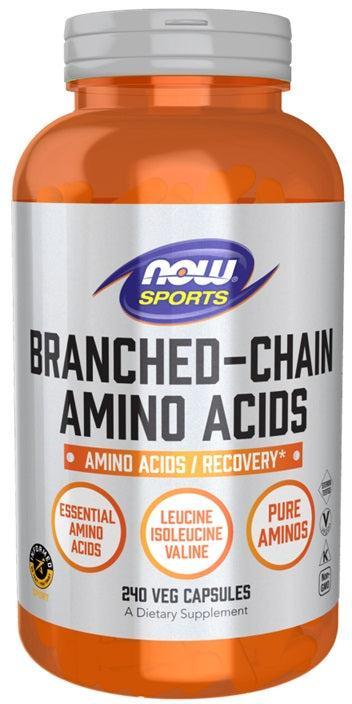 NOW Foods Branched-Chain Amino Acids - 240 Vcaps - Lilly's Pharmacy