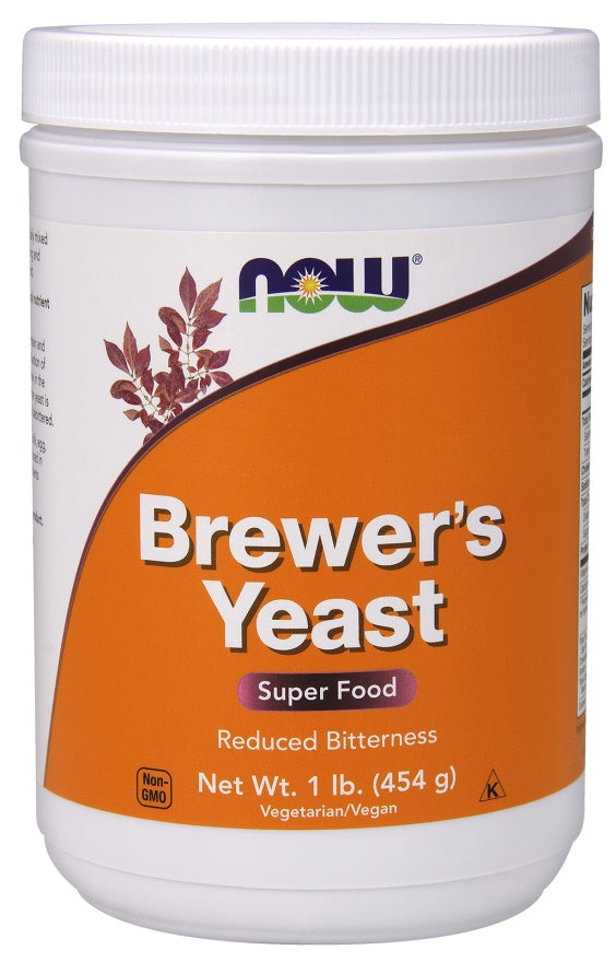 NOW Foods Brewer's Yeast, Powder - 454g - Lilly's Pharmacy