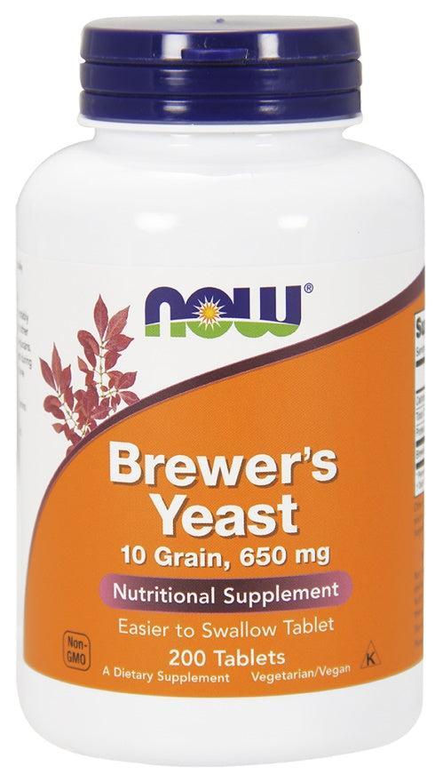 NOW Foods Brewer's Yeast, Tablets - 200 tablets - Lilly's Pharmacy