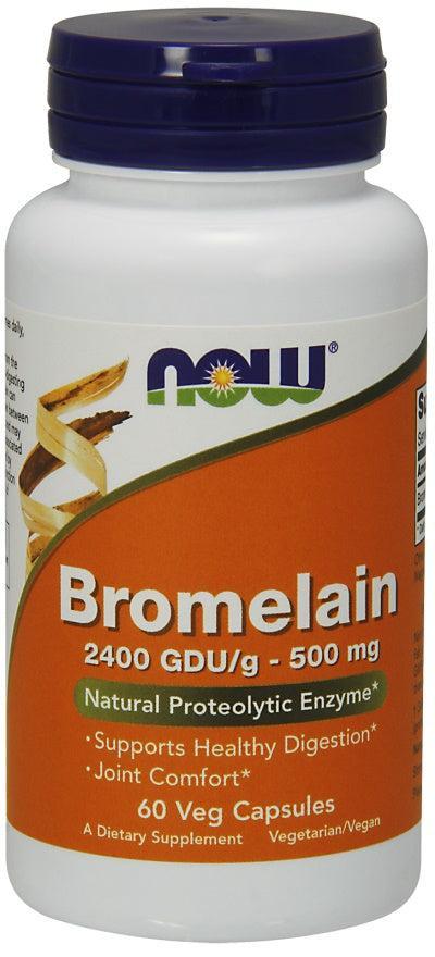 NOW Foods Bromelain, 500mg - 60 Vcaps - Lilly's Pharmacy