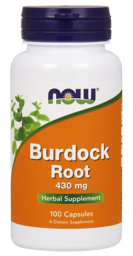 NOW Foods Burdock Root, 430mg - 100 capsules - Lilly’s Pharmacy & Health Store