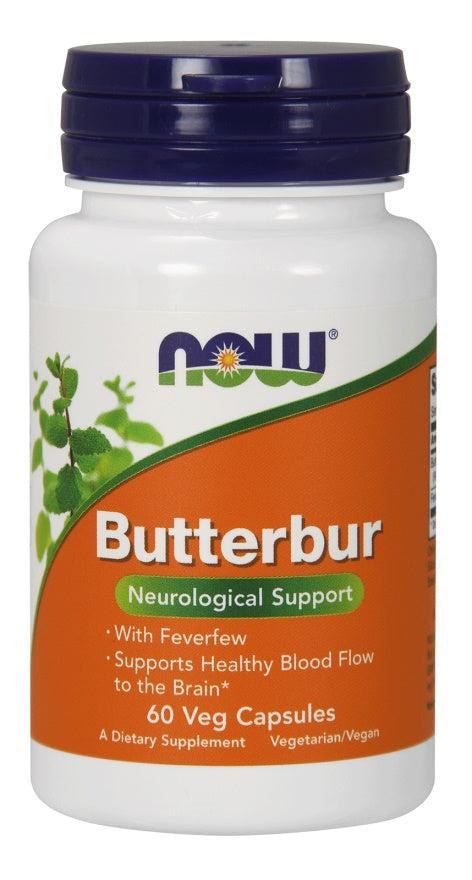 NOW Foods Butterbur - 60 vcaps - Lilly’s Pharmacy & Health Store