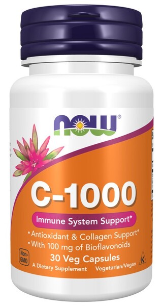 NOW Foods C-1000 - 30 Vcaps - Lilly's Pharmacy