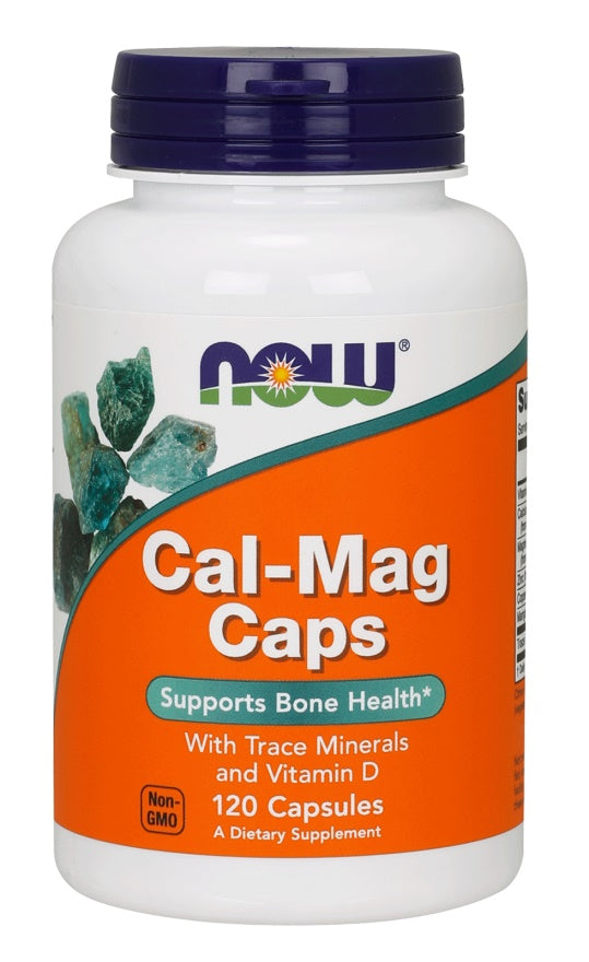 NOW Foods Cal-Mag Caps - 120 Caps - Lilly's Pharmacy