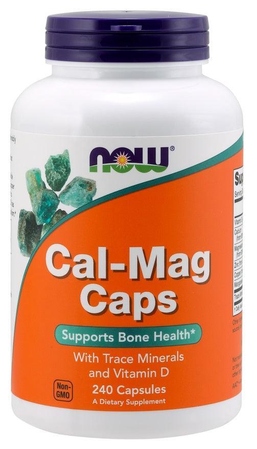NOW Foods Cal-Mag Caps - 240 caps- Lillys Pharmacy and Health Store