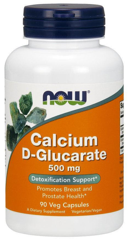 NOW Foods Calcium D-Glucarate, 500mg - 90 vcaps- Lillys Pharmacy and Health Store