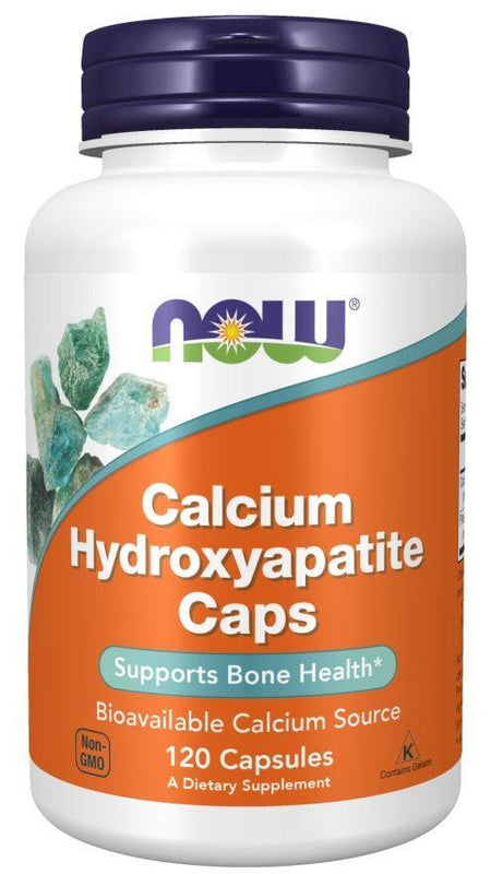 NOW Foods Calcium Hydroxyapatite - 120 caps- Lillys Pharmacy and Health Store