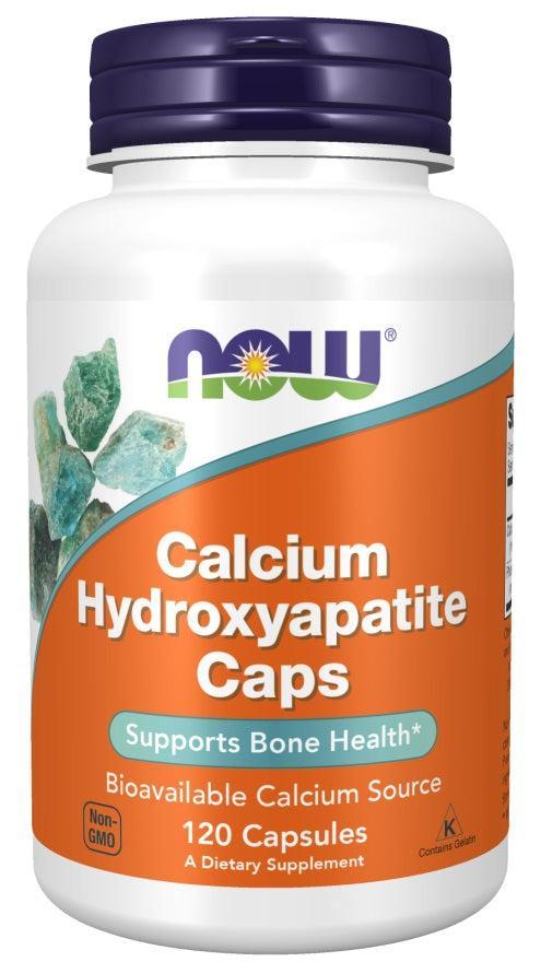 NOW Foods Calcium Hydroxyapatite - 120 caps- Lillys Pharmacy and Health Store