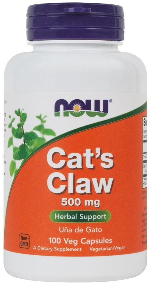 NOW Foods Cat's Claw, 500mg - 100 vcaps- Lillys Pharmacy and Health Store