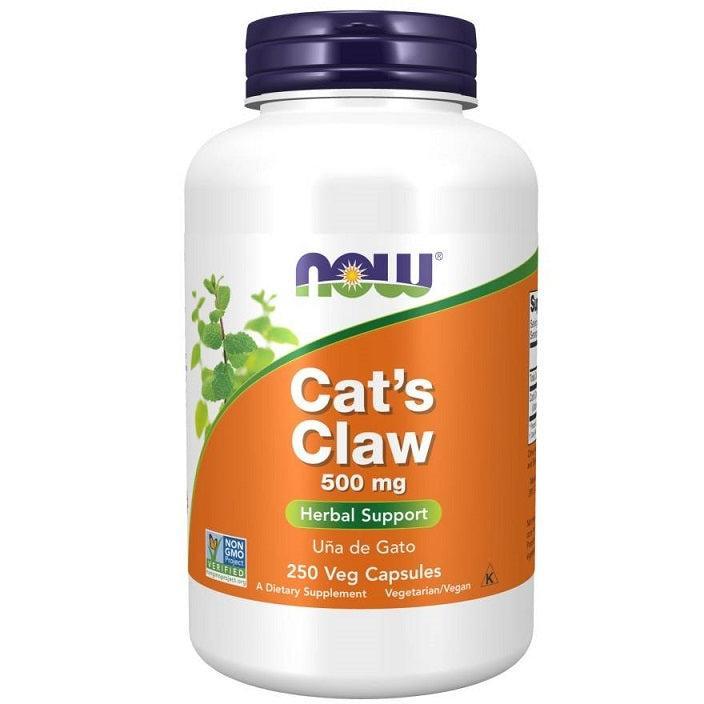 NOW Foods Cat's Claw, 500mg - 250 vcaps- Lillys Pharmacy and Health Store