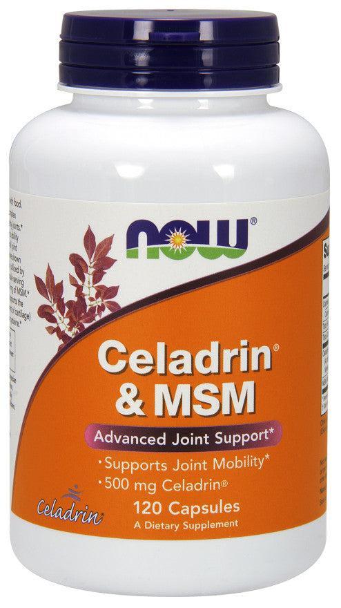 NOW Foods Celadrin & MSM, 500mg - 120 caps- Lillys Pharmacy and Health Store