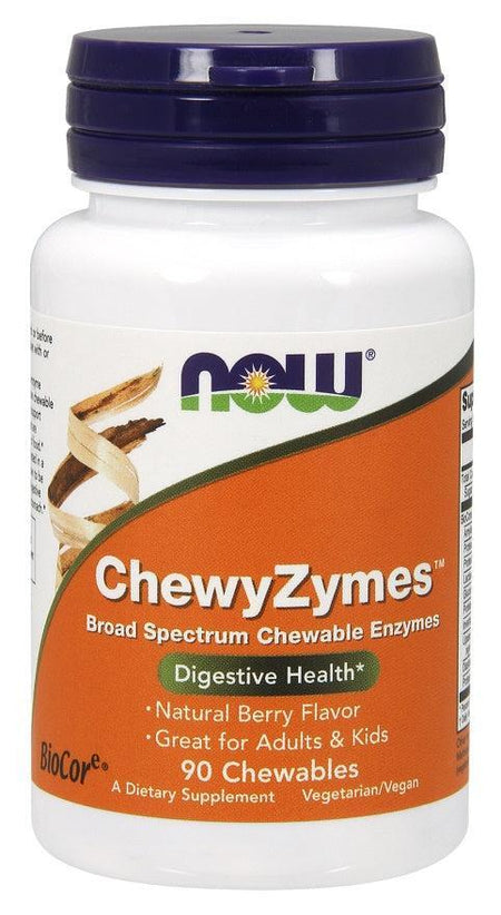 NOW Foods ChewyZymes - 90 chewables- Lillys Pharmacy and Health Store