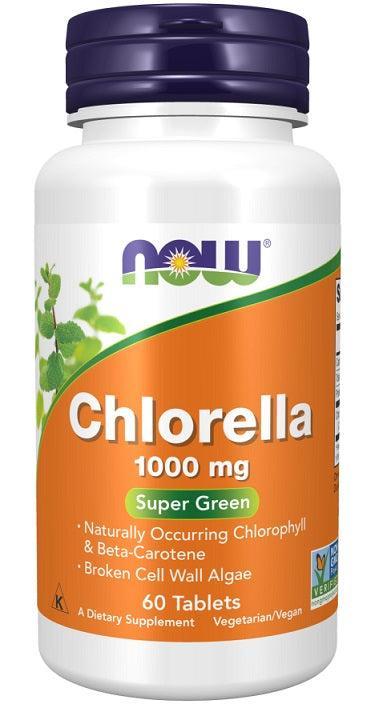 NOW Foods Chlorella, 1000mg - 60 tabs- Lillys Pharmacy and Health Store