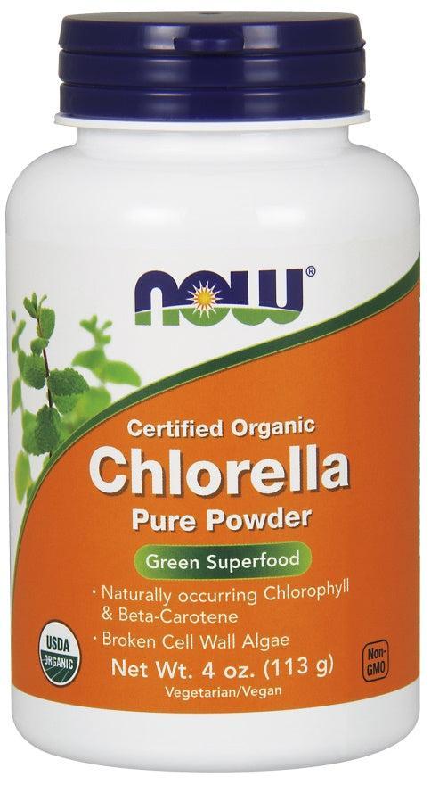 NOW Foods Chlorella, Pure Powder - 113g- Lillys Pharmacy and Health Store