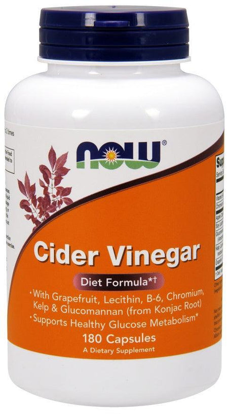 NOW Foods Cider Vinegar - 180 caps- Lillys Pharmacy and Health Store