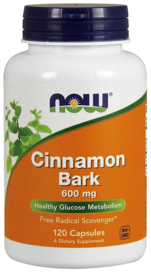 NOW Foods Cinnamon Bark, 600mg - 120 caps- Lillys Pharmacy and Health Store