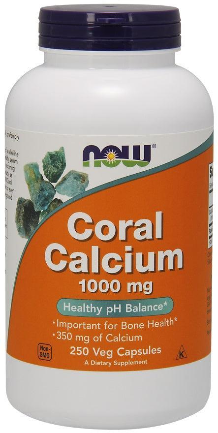 NOW Foods Coral Calcium, 1000mg - 250 vcaps- Lillys Pharmacy and Health Store