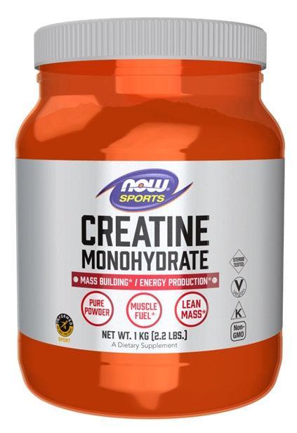 NOW Foods Creatine Monohydrate, Pure Powder - 1000g- Lillys Pharmacy and Health Store