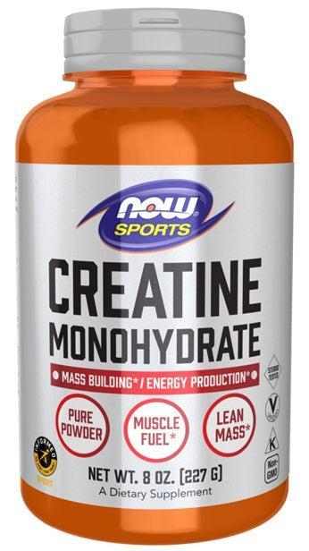 NOW Foods Creatine Monohydrate, Pure Powder - 227g- Lillys Pharmacy and Health Store