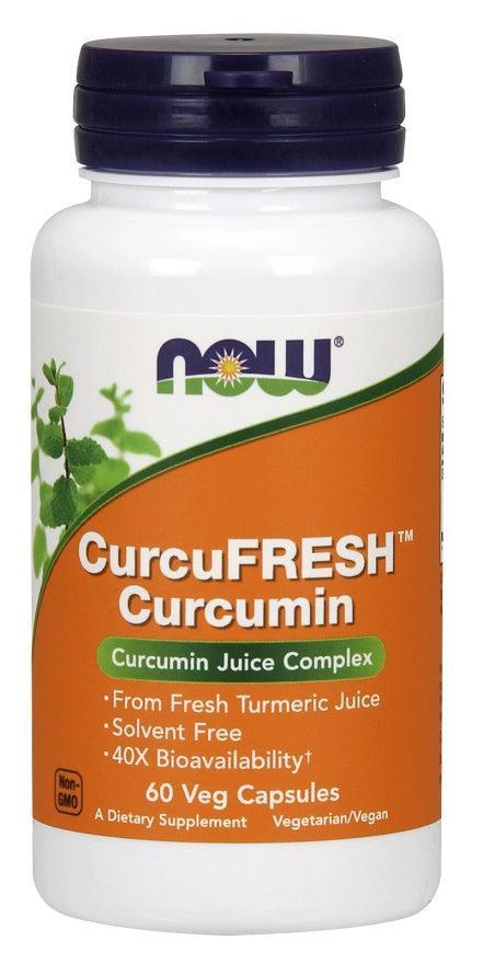 NOW Foods CurcuFRESH Curcumin, Capsules - 60 Vcaps - Lilly's Pharmacy